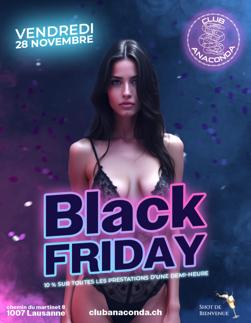 28 Novembre Evenement Erotique Black Friday