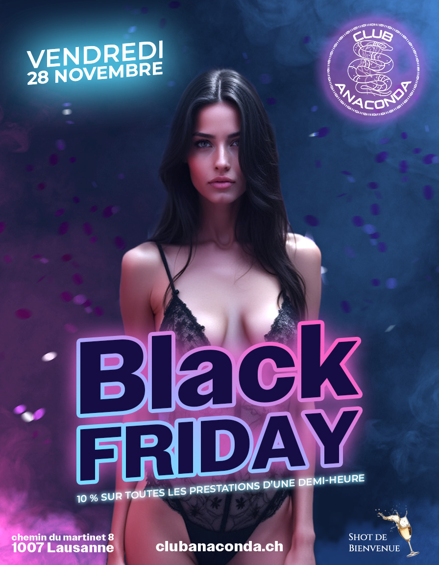 28 Novembre Evenement Erotique Black Friday