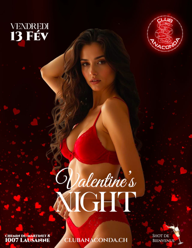 13 Fevrier Evenement Valentine Night